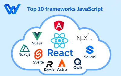 Les 10 frameworks JavaScript les plus populaires en 2025 | Guide complet